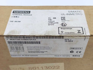 Siemens 6ES7193-7AB00-0AA0 SIMATIC DP Terminal Module