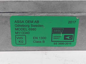 Assa Abloy 6980 OPENING SOLUTIONS Security Container Key Lock Vds KL 2