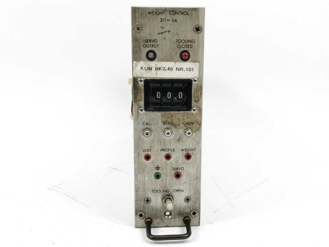 Hunkar Labs. Inc. 311-5A Weight Control Module, Servo AMP Card