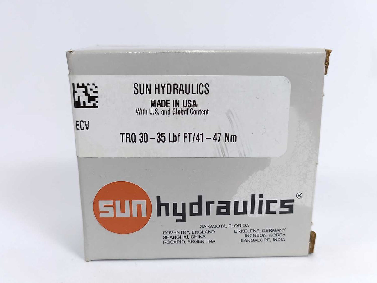 Sun Hydraulics ECV 2KC2-AA Standard Housing Aluminum TRQ 30-35 Lbt FT/41-47 Nm
