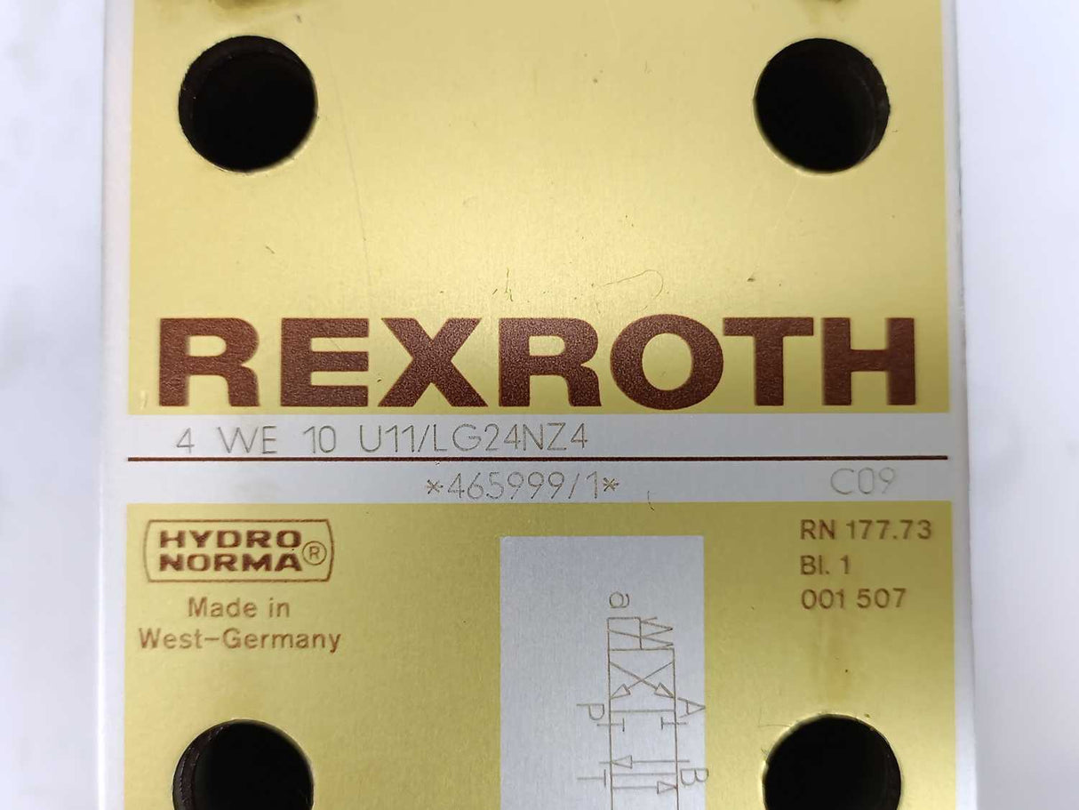 Rexroth Hydronorma 4 WE 10 U11/LG24NZ4 Directional Valve