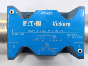 Eaton Vickers DG4V 5 56CJ M U H6 20 Solenoid Operated Directional Control Valve