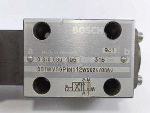 Bosch 0 810 090 106 081WV06P1N112WS024/00A0 Directional Valve