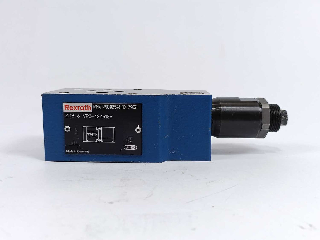 Rexroth R900409898 ZDB 6 VP2-42/315V Hydraulic Pressure Valve