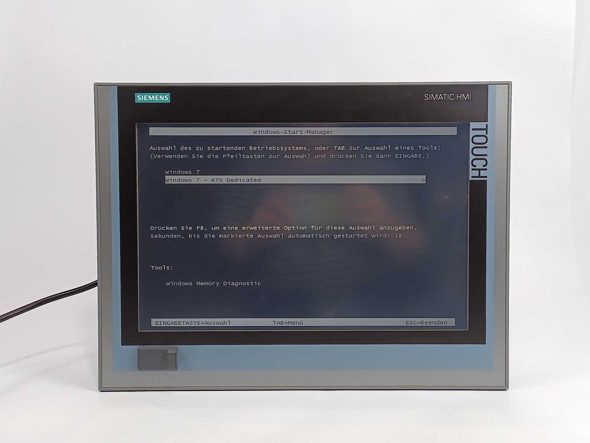 Siemens 6AV7260-0BG20-0AX0 IPC677D 15" Panel PC w/ Celeron G1820TE Processor
