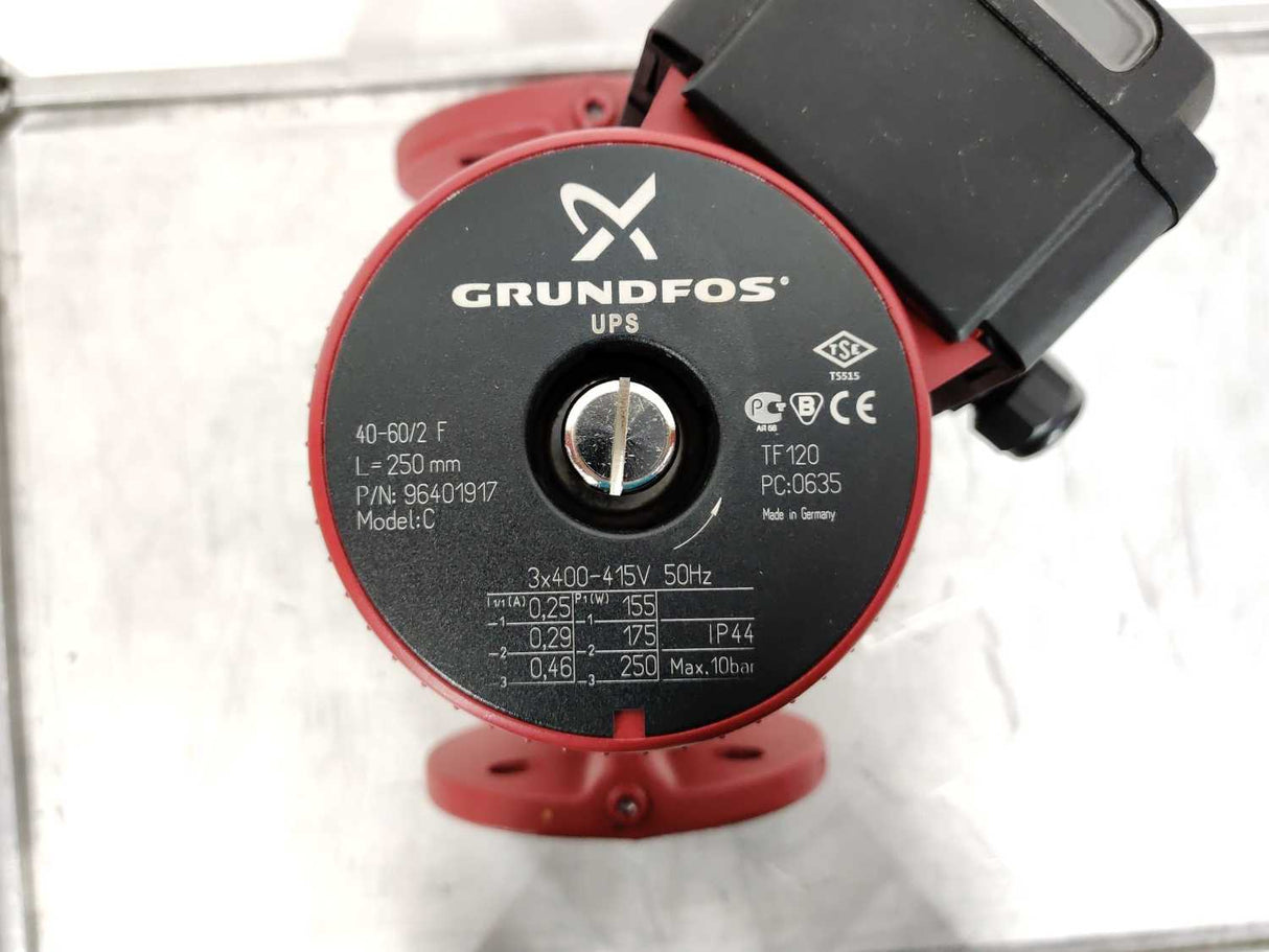 Grundfoss 96401917 Circulation Pump UPS 40-60/2 F 250 model C