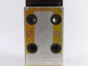 Rexroth Hydronorma DAW 20 B2-31/315 YG24NZ4/SO13 Pressure Relief Valve