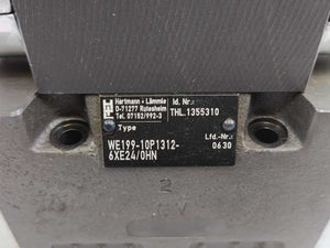 Hartmann WE199-10P1312-6XE24/0HN Directional Solenoid Control Valve