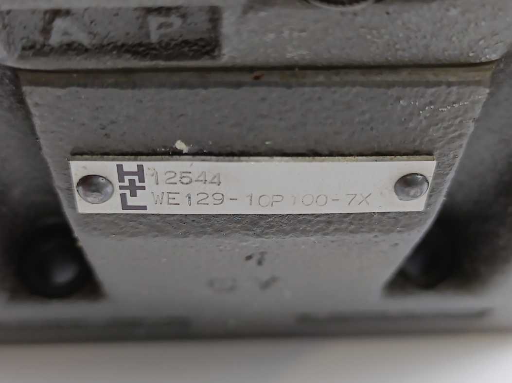 H+L Hydraulic WE129-10P100-7X Solenoid-Operated Directional Control Valve
