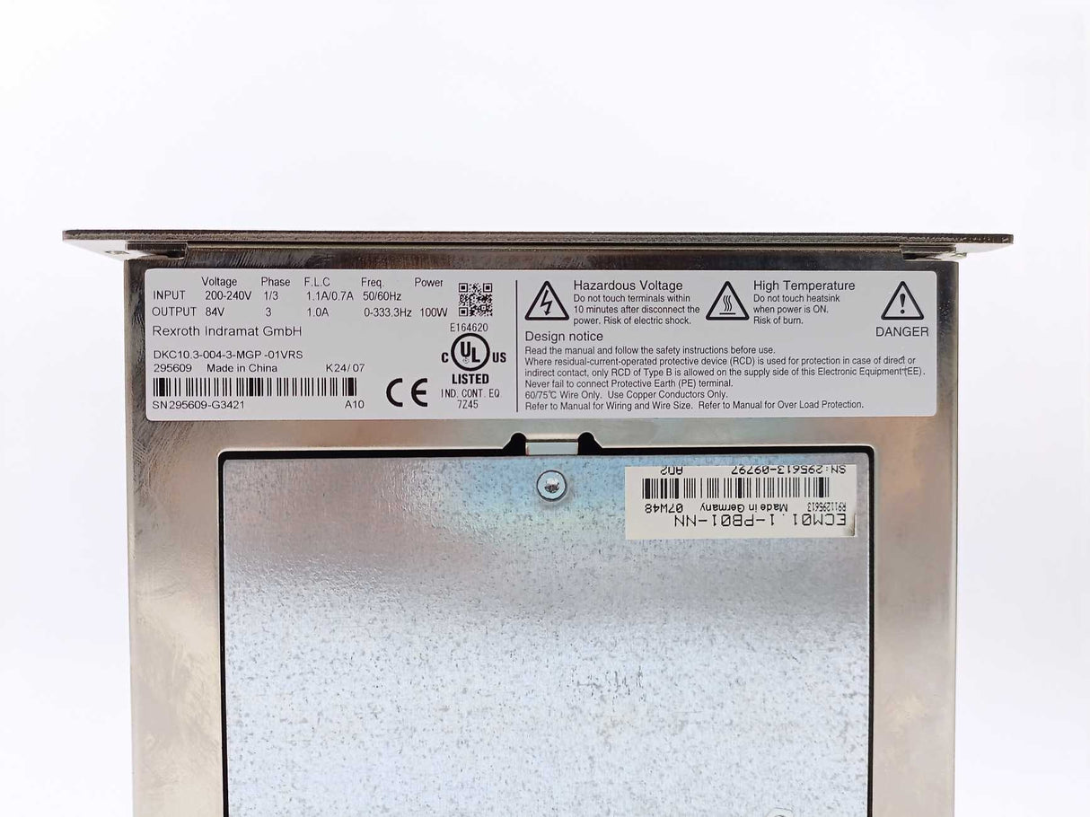Rexroth Indramat DKC10.3-004-3-MGP-01VRS Servo Drive Controller 200-240V