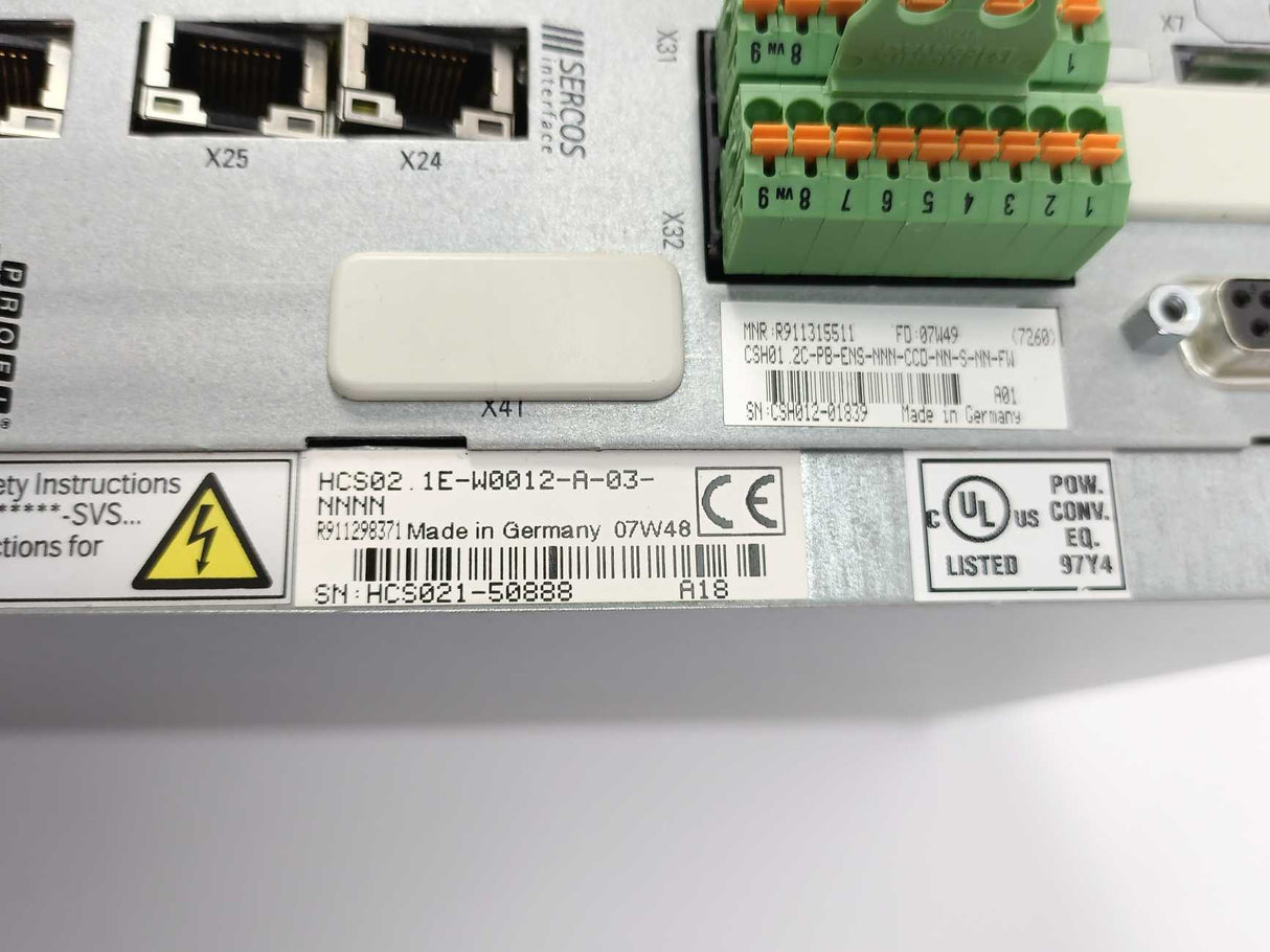 Rexroth R911298371 HCS02.1E-W0012-A-03-NNNN