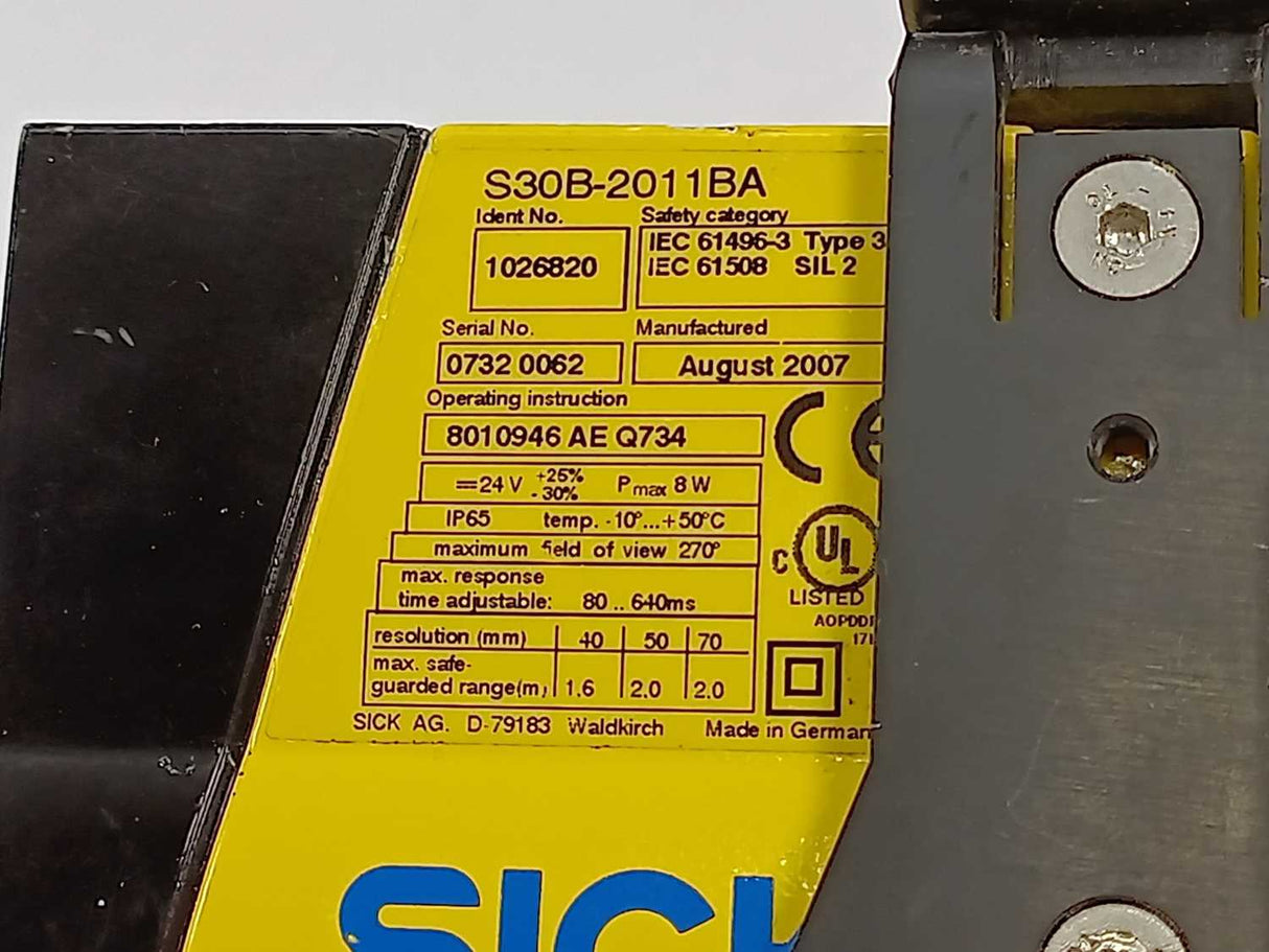 SICK 1026820 S30B-2011BA, Laser scanner