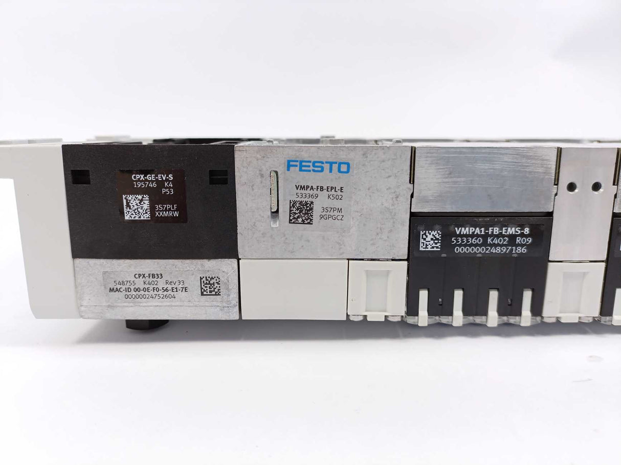 Festo 548755 CPX-FB33, Bus Node w/ 533369, 533360