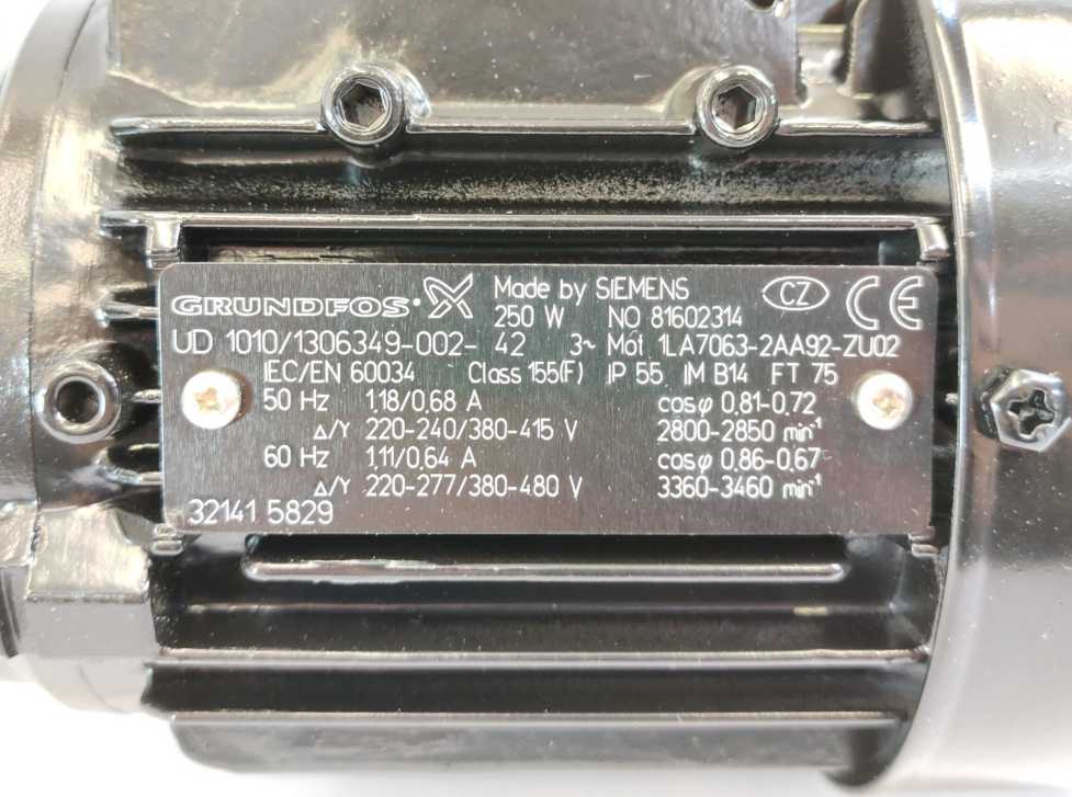 Grundfoss 96408466 Inline single stage pump TP 32-90/2 & SIEMENS 81602314 Motor