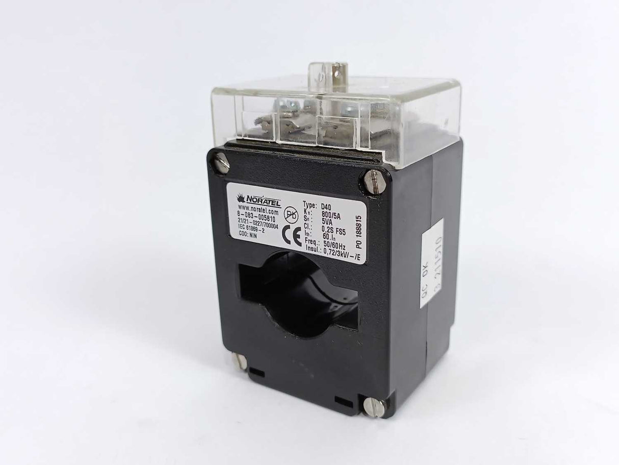 Noratel 8-083-005810 D40 Transformer 800/5A