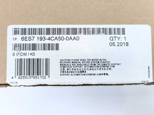 Siemens 6ES7193-4CA50-0AA0 Terminal Module Batch 5pcs.