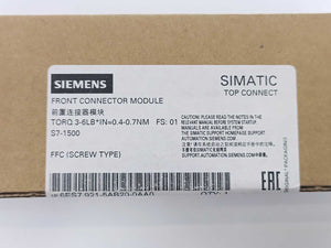 Siemens 6ES7921-5AB20-0AA0 Front Connector Module 4x16 pole