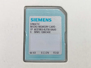 Siemens 6ES7953-8LF30-0AA0 Micro Memory Card 64 KB