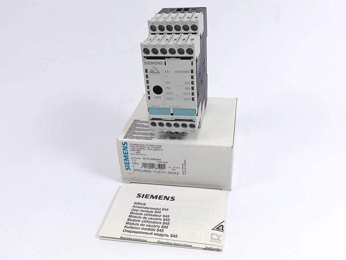 Siemens 3RK2400-1CE01-0AA2 AS Interface Module