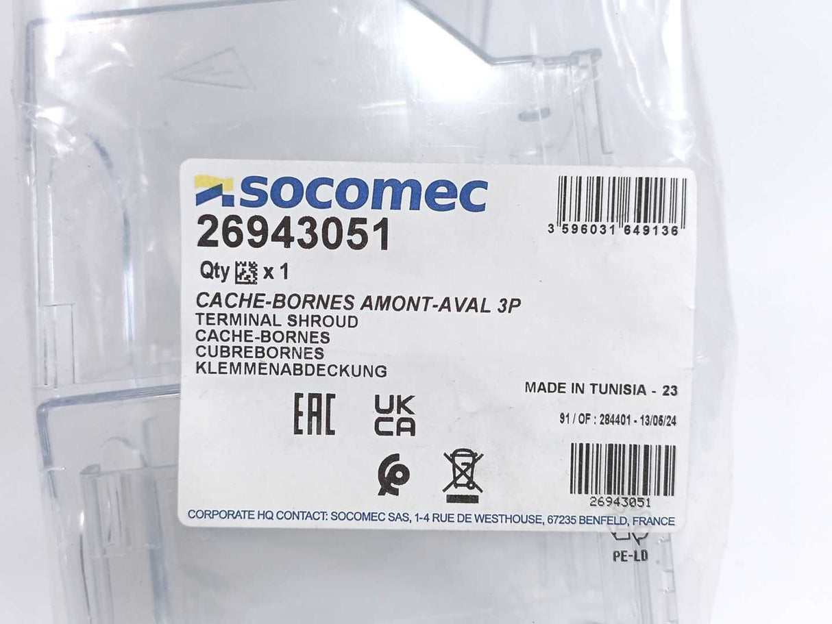 Socomec 26943051 Terminal Shroud