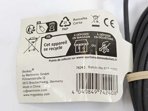 Goobay 74240 Ultra-Flexible-Slim Patch Cable, 7.5m cable, Batch of 8pcs