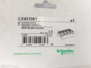 Schneider Electric LV431061 NSX100-250 INV/INS, 4P One-Piece Spreader
