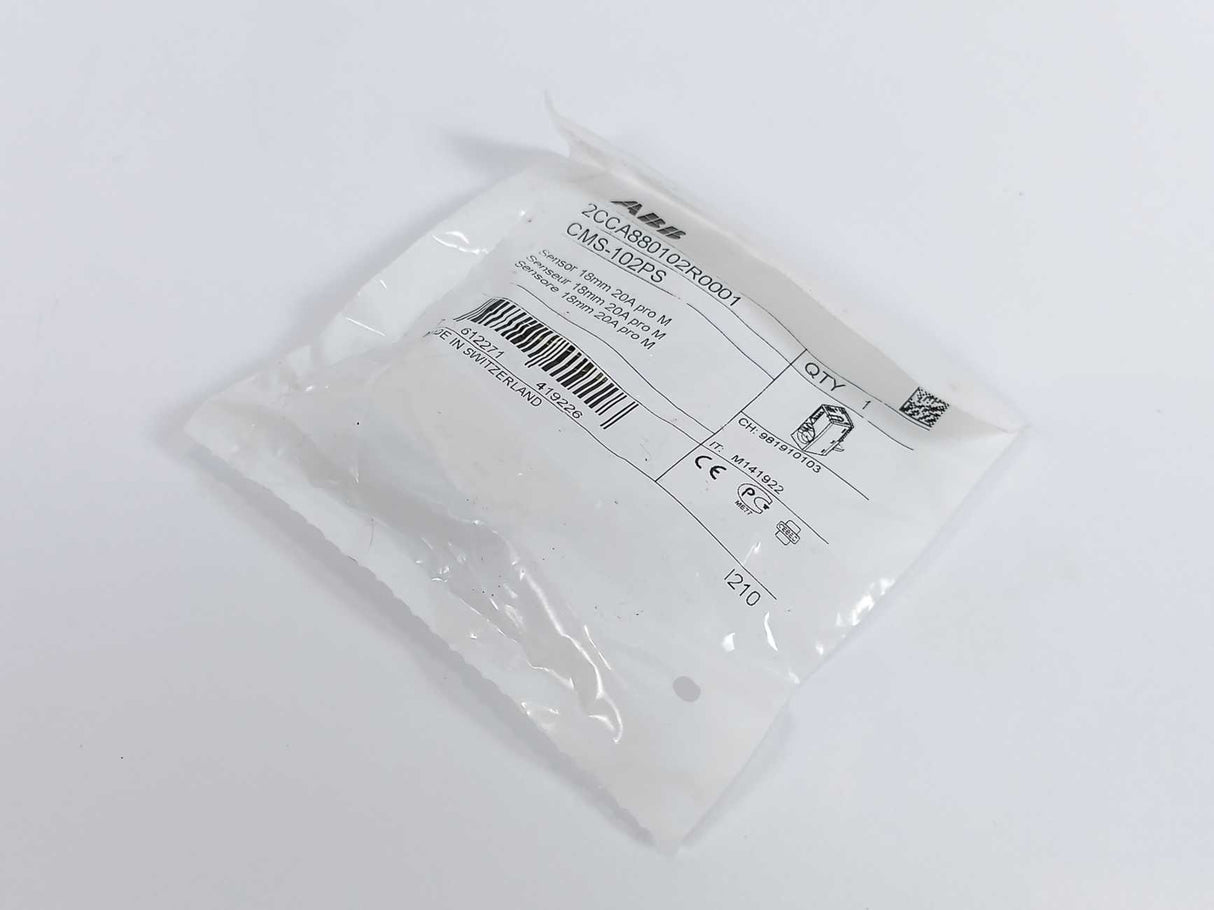ABB 2CCA880102R0001 CMS-102PS 18 mm - Solid-Core Sensor - 20A