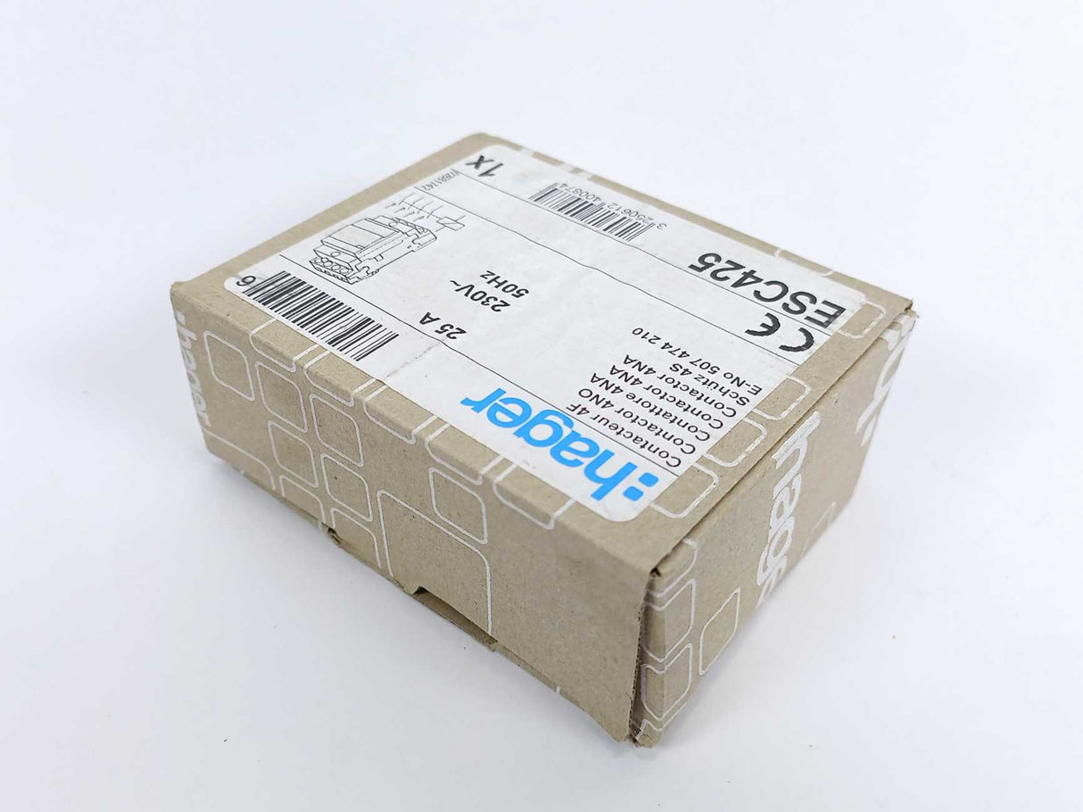 hager ESC425 4-pole Modular Contactor, 25 A, 230 V AC