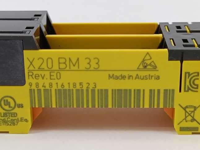 B&R X20 BM 33 Bus Module Rev E0