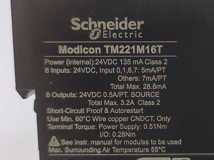 Schneider Electric TM221M16T Logic Controller, Modicon M221