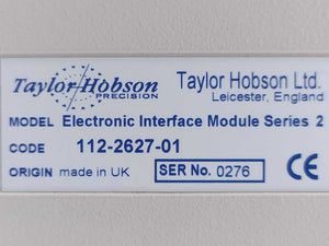Taylor Hobson 112-2627-01 Electronic Interface Module Series 2