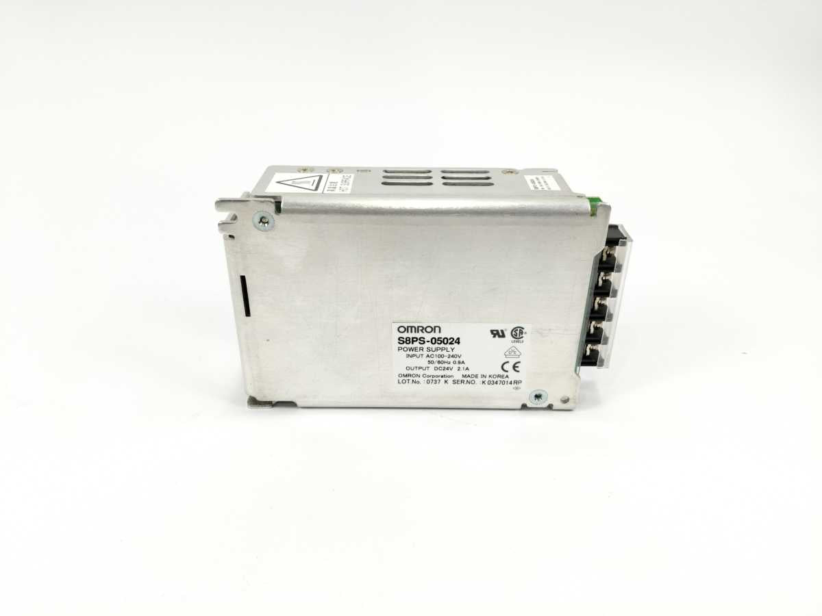 OMRON S8PS-05024 Power Supply, In: 100-240V, 0,9A Out: 24VDC, 2,1A