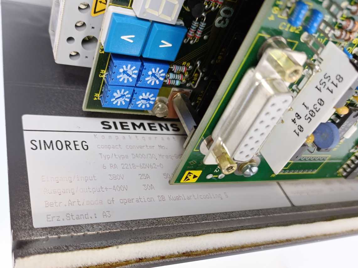 Siemens 6RA2218-6DV62-0 SIMOREG Compact Converter