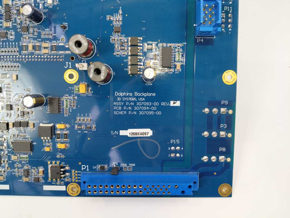 3D Systems Corporation 307093-00 Rev. C Backplane For Projet HD 3500 Plus
