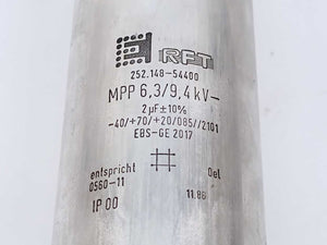 RFT 252.148-54400 MPP 6,3/9,4kV- 2UF Oil Capacitor