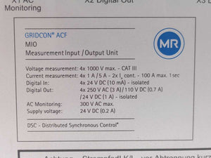Gridcon ACF PCB1025.4 MIO Measurement Input/Output box - Spare Part