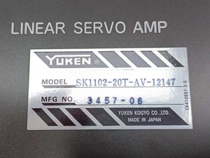Yuken SK1102-20T-AV-12147 Linear Servo Amp