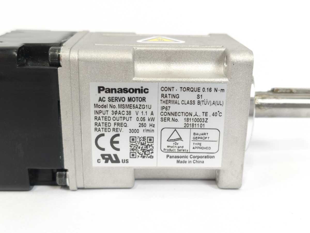 Panasonic  MSME5AZG1U MINAS A5 Family Servo Motor