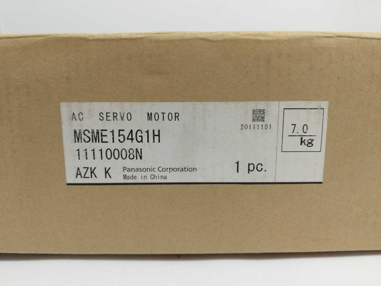 Panasonic  MSME154G1H 1.5kW AC Servo Motor