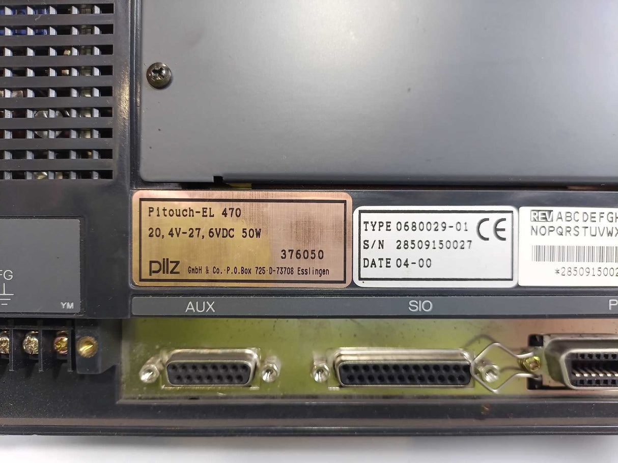Pilz 0680029-01 TouchPanel Pitouch-EL 470