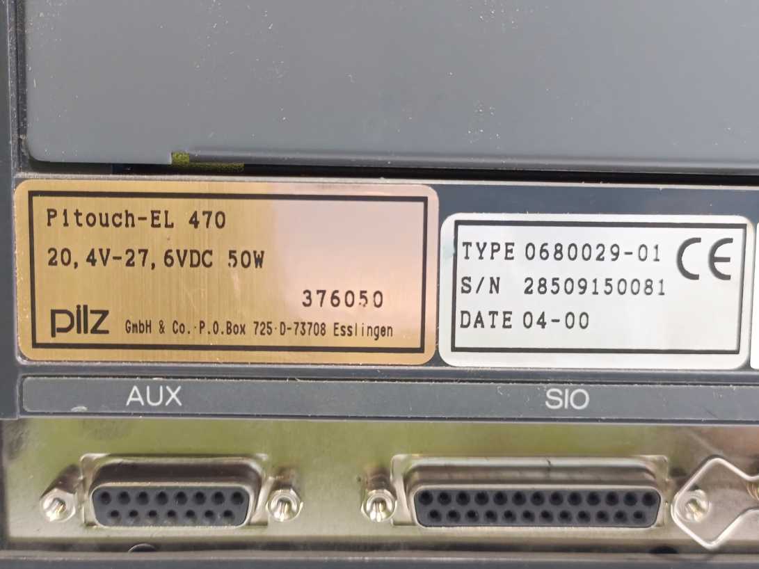 Pilz 0680029-01 TouchPanel Pitouch-EL 470