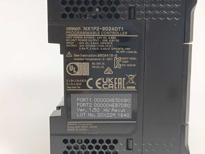 OMRON NX1P2-9024DT1 Programmable Controller, used one time