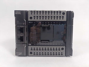 OMRON NX1P2-9024DT1 Programmable Controller, used one time