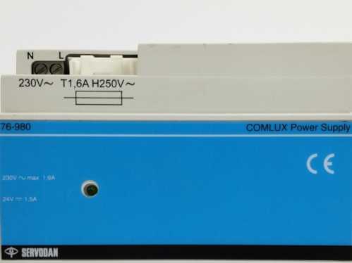Servodan 76-980 Comlux Power Supply 230v T1,6A H250V