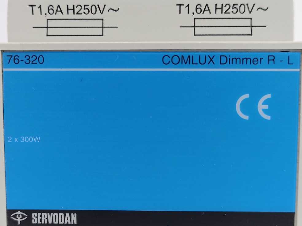 Servodan 76-320 Comlux Dimmer R-L