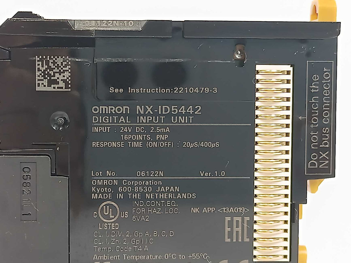 OMRON NX-ID5442 16 Digital Input Unit