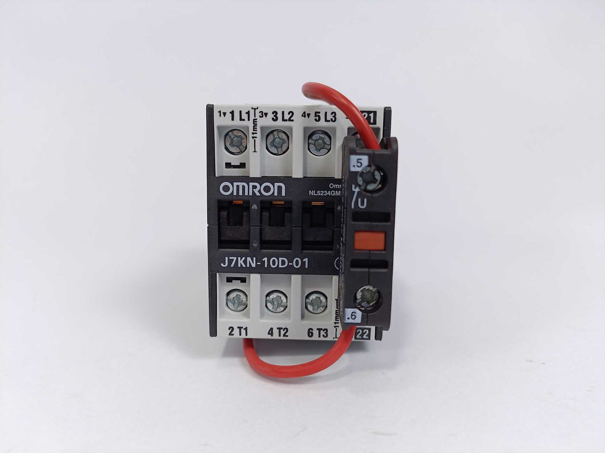 OMRON J7KN-10D-01 24D Contactor DC 4 kW, 1NC 24VDC w/ J73KN-B-01U