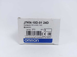OMRON J7KN-10D-01 24D Contactor DC 4 kW, 1NC 24VDC w/ J73KN-B-01U