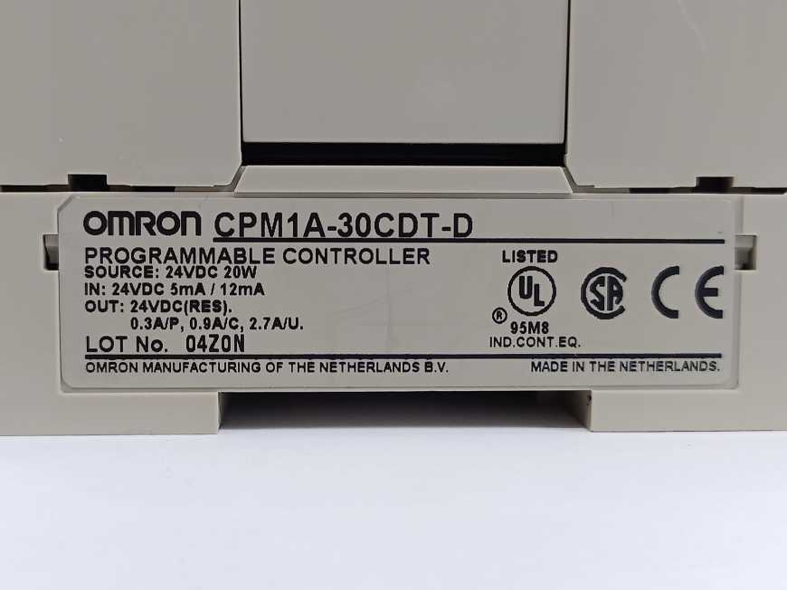 OMRON CPM1A-30CDT-D Programmable Controller
