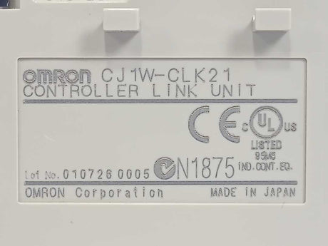 OMRON CJ1W-CLK21 Controller Link Unit